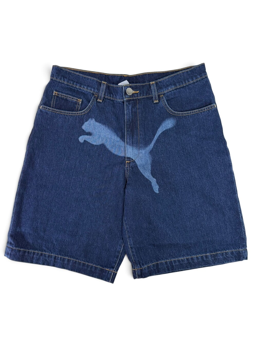 PUMA x Asap A$AP Rocky Denim Jean Shorts Jorts 631066 01 BLUE Men's Size 36